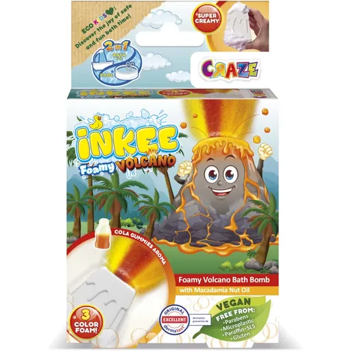 Craze INKEE Foamy Volcano bomba do kúpeľa pre deti 1 ks