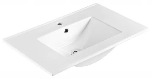 SAPHO - SLIM keramické umývadlo, nábytkové, 70x46,5cm, biela 1601-70