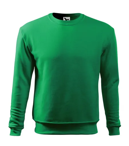 MALFINI Pánska/detská mikina Essential - Stredne zelená | XL