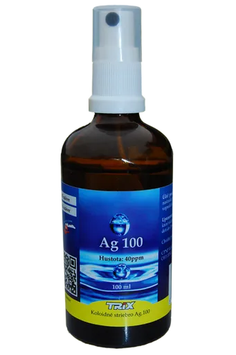 Koloidné striebro Ag 100 40ppm 100ml