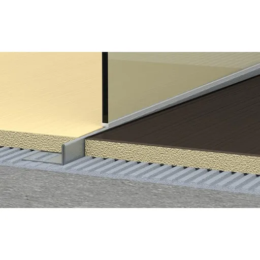 Lišta ľavá Havos kartáčovaný, nerez, dĺžka 100 cm, výška hrany 12 mm, SPNRZK12100L