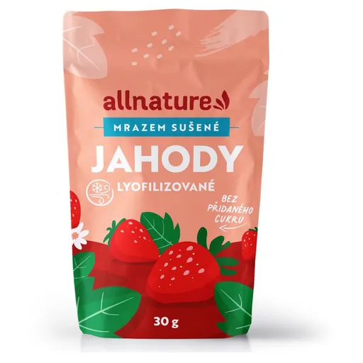 ALLNATURE Jahody sušené mrazom 30 g