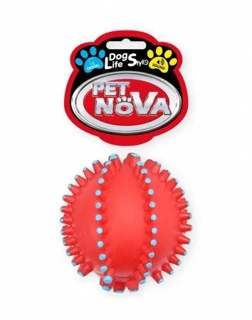 Pet Nova VIN DENTBALL RED hračka pre psy loptička červená 10,5cm