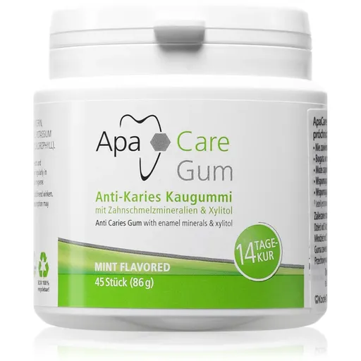 ApaCare Gum Anti Caries žuvacia guma 45 ks