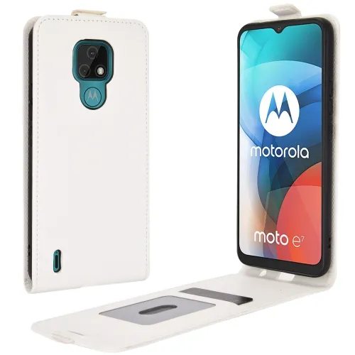 Vyklápacie puzdro  Motorola Moto E7 biely