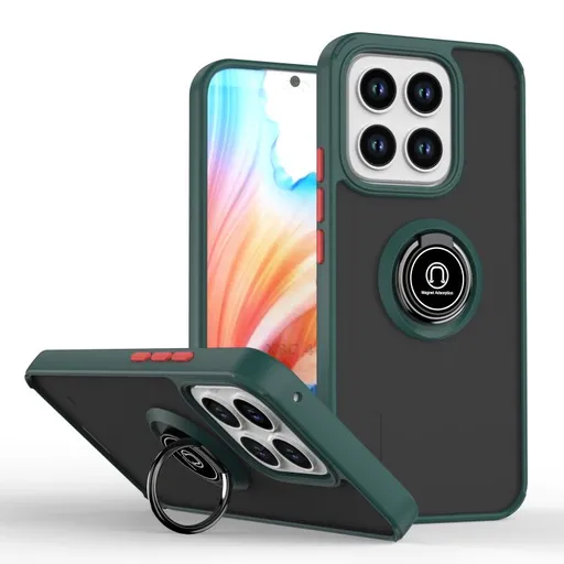 SHADOW Ochranný kryt s držiakom Honor X8c tmavozelený