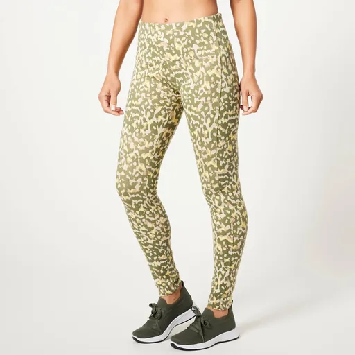 Legíny s vreckami a potlačou, recyklovaný polyester