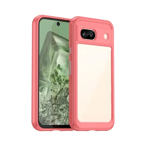 CRYSTAL Ochranný kryt pre Google Pixel 8a červený