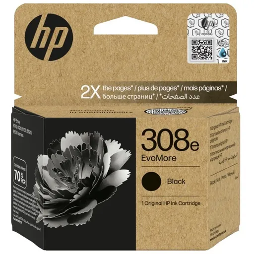 HP 7FP22UE - originálna cartridge HP 308e, čierna, 320 strán