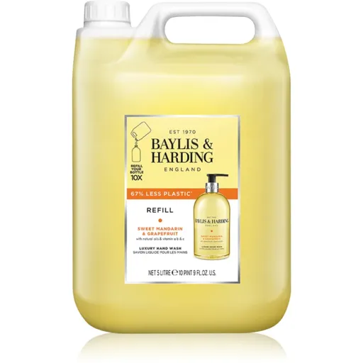 Baylis & Harding Sweet Mandarin & Grapefruit tekuté mydlo na ruky náhradná náplň 5000 ml