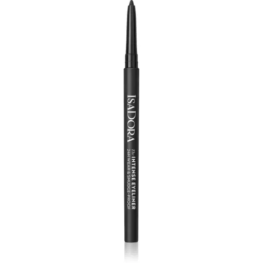 IsaDora The Intense Eyeliner dlhotrvajúca ceruzka na oči vodeodolná odtieň 60 Intense Black 0.35 g