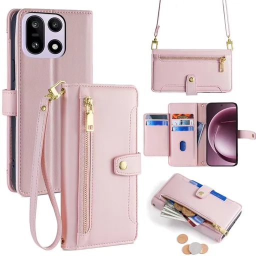 PASTEL Peňaženkové puzdro pre OnePlus 15 ružové