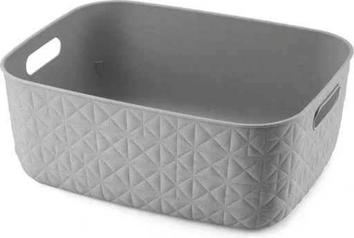 CURVER Úložný košík SOFTEX M recyklovaný plast | sivá