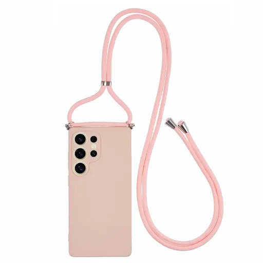 ROPE Kryt so šnúrkou Samsung Galaxy S25 Ultra 5G ružový