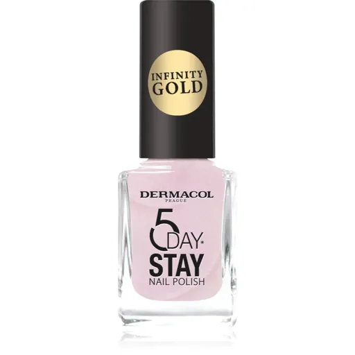 Dermacol Infinity 5 Day Stay dlhotrvajúci lak na nechty odtieň 64 Pearl 11 ml