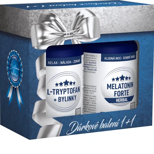 CLINICAL L-Tryptofán 100 kapsúl + Melatonín forte herbal 100 tabliet