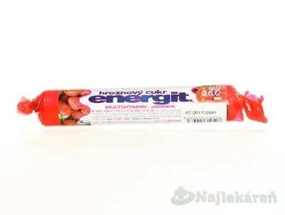 ENERVIT Energit Hroznový cukr multivitamin (jahoda) 35,7 g