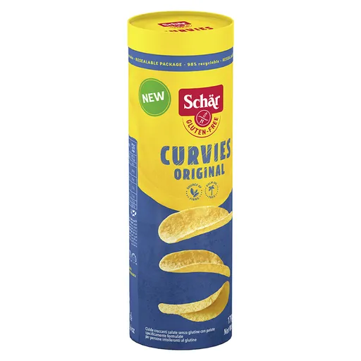 SCHÄR Curvies Original chrumkavé chipsy bez lepku 170 g
