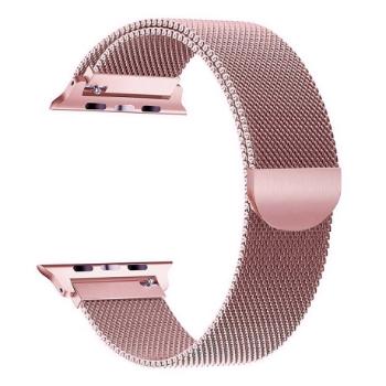 BStrap Milanese remienok na Apple Watch 38/40/41mm, Rose Pink (SAP004C06)