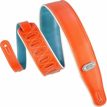 Levys M26VCP Gitarový pás Orange & Teal