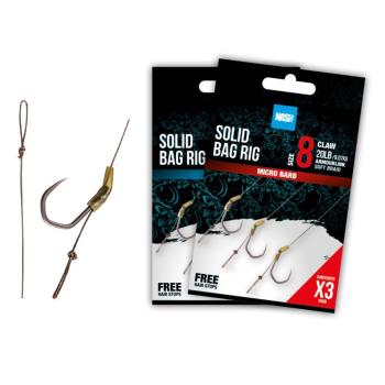 Nash Návazec Solid Bag Rig - vel.4  Bez protihrotu,Nash Návazec Solid Bag Rig - vel.4  Bez protihrotu