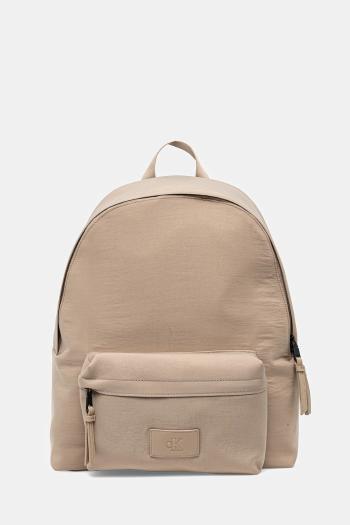 Ruksak Calvin Klein Jeans pánsky, béžová farba, veľký, jednofarebný, LV04G3131G