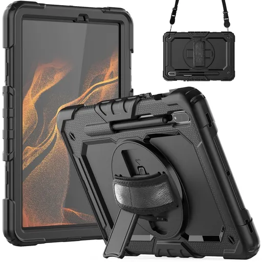 SOLID 360 Odolný kryt pre Samsung Galaxy Tab S8 čierny