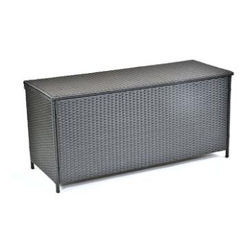 Záhradný úložný box SPACE L, čierny 396 l (20288 BLACK)