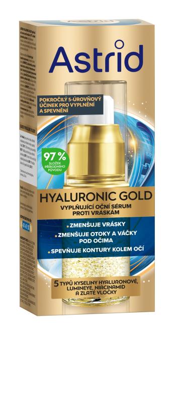Astrid Vyplňujúce očné sérum proti vráskam Hyaluronic Gold 15 ml