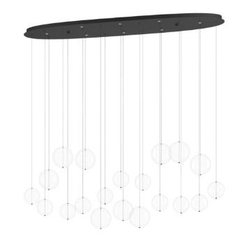 LED závesné osvetlenie Eglo ESPARDELLO čierna 390344