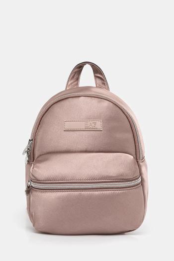 Ruksak EA7 Emporio Armani dámsky, oranžová farba, malý, jednofarebný, AF15116.7W000549