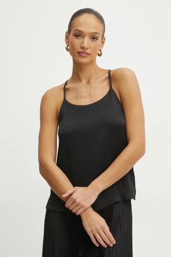 Top Twinset dámska, čierna farba, jednofarebná, 251TP2650