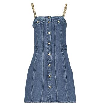 MICHAEL Michael Kors  CHAIN STRAP DENIM DRESS  Krátke šaty Modrá