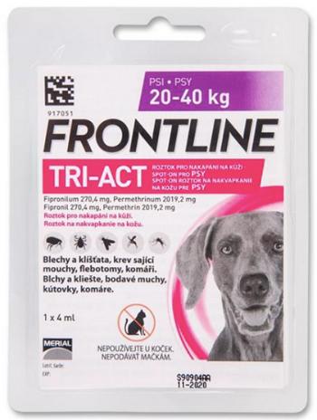 Frontline Tri-Act spot-on pipeta proti kliešťom a blchám pre psy L 20-40kg, 4ml