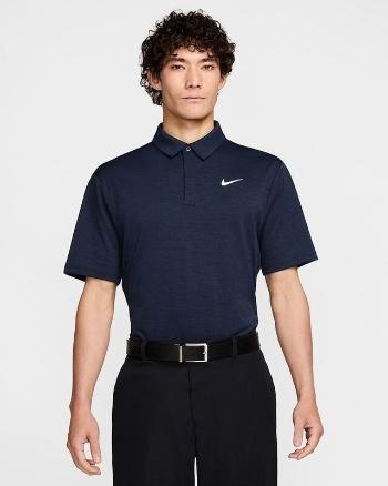 Nike Dri-Fit Tour Jacquard Mens Midnight Navy/Black/White L Polo košeľa
