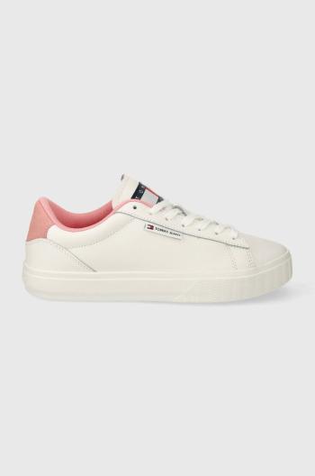 Tenisky Tommy Jeans TJW CUPSOLE SNEAKER ESS biela farba, EN0EN02508