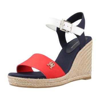 Tommy Hilfiger  STRIPES WEDGE  Sandále Modrá