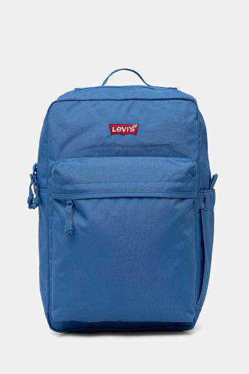 Ruksak Levi's modrá farba, veľký, s nášivkou, D5463