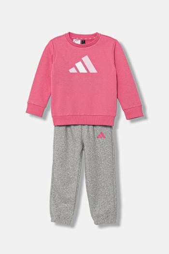 Detská tepláková súprava adidas ružová farba, JY0303