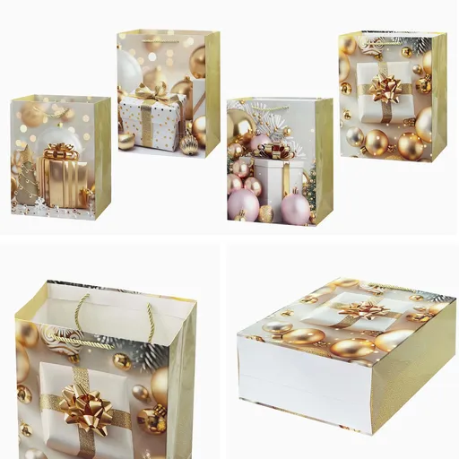 TORO VIANOČNÁ DARČEKOVÁ TAŠKA, 23X18X10CM, SORTIMENT