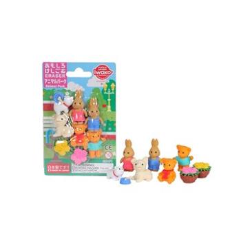 Iwako Animal Park Set – balenie 9 ks (4991685190031)