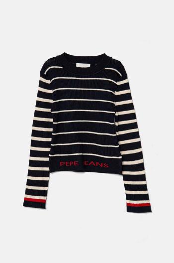 Detský sveter Pepe Jeans WINFREY tmavomodrá farba, tenký, PG701093
