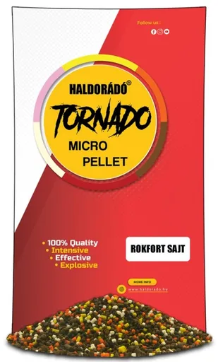 Haldorádó pelety tornado micro pellets 400 g 2 mm - roquefoer syr