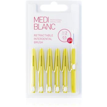 MEDIBLANC Interdental TB Pull Out System 0.5mm vysúvacia medzizubná kefka 6 ks