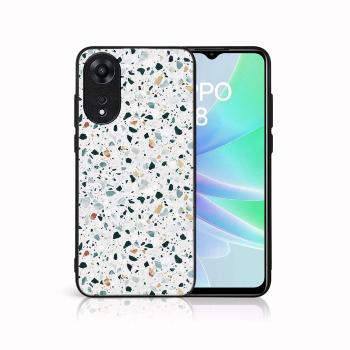 MY ART Ochranný kryt pre Oppo A78 GREY TERRAZZO (163)