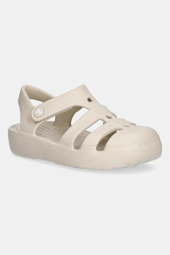 Detské sandále Crocs CLASSIC FISHERMAN KIDS béžová farba, 210626