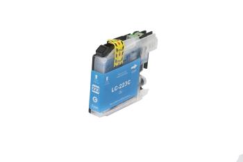 Kompatibilná atramentová náplň LC223C, XL, 10ml listov pre tlačiarne Brother (BULK), azurová