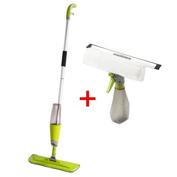 4home Výhodná upratovacia sada mop a stierka na okná 