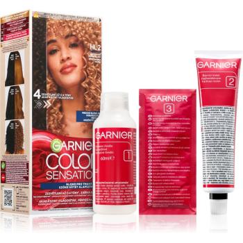 Garnier Color Sensation farba na vlasy na zosvetlenie vlasov odtieň HL2 Dark Brown Hair 1 ks