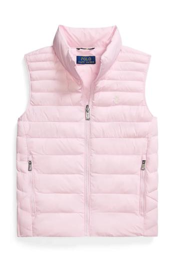 Detská vesta Polo Ralph Lauren ružová farba, 323969872003